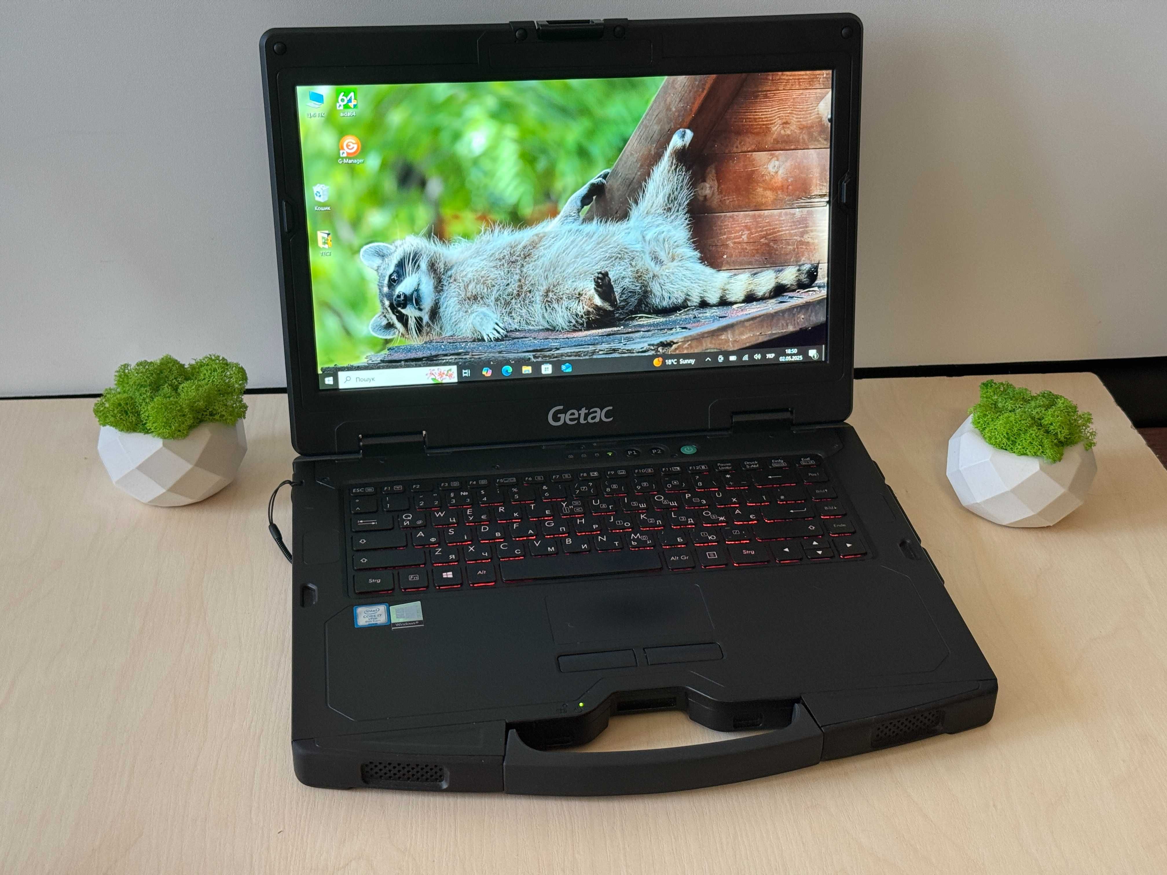 Сенсорний FHD IPS Getac S410 G3 i7-8665U/16/512/2 батареї/стілус