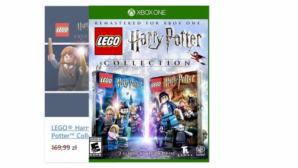 LEGO Harry Potter Lata 1-7 Kolekcja Gra Xbox Klucz na wlasnosc