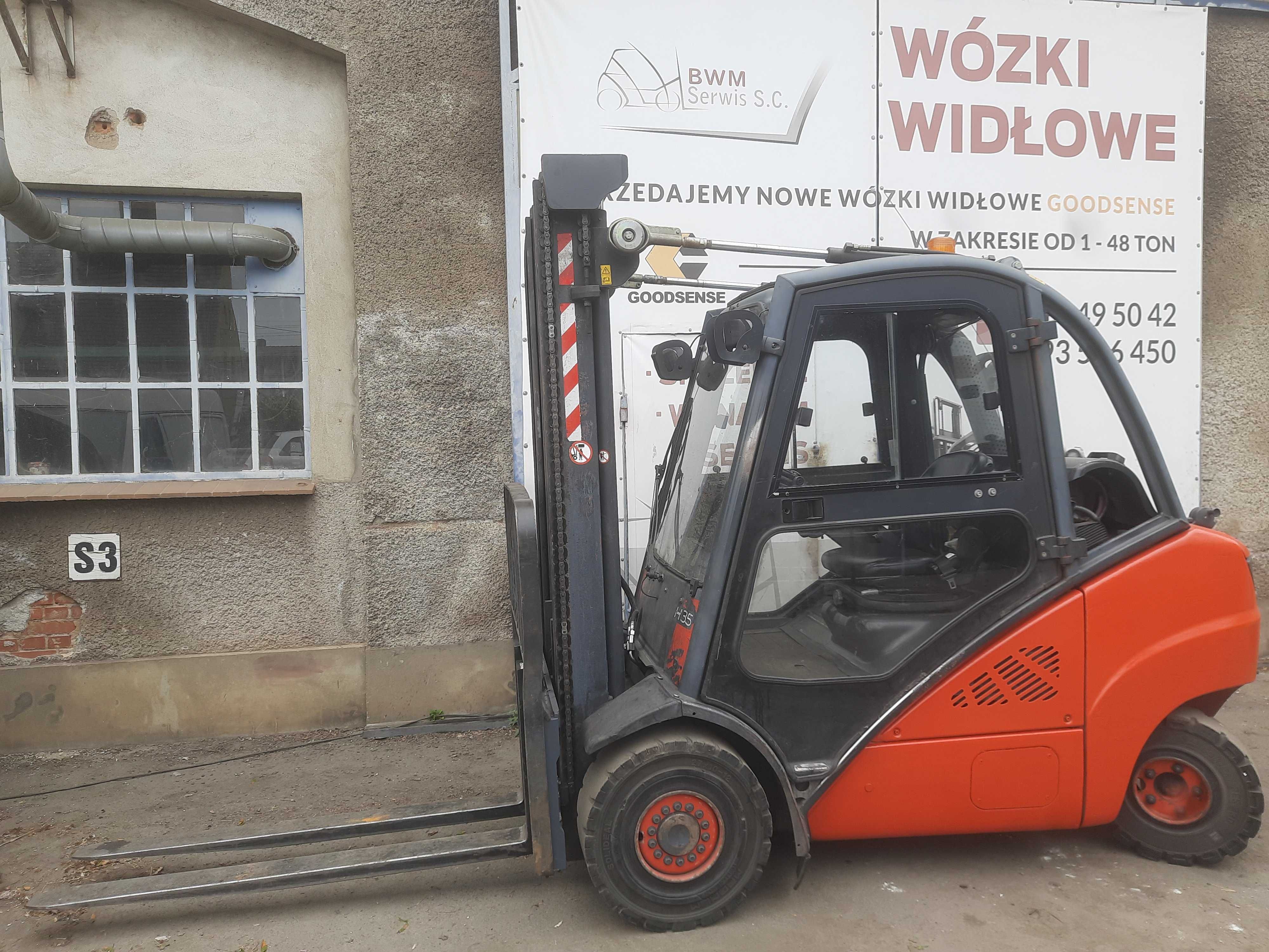 Wózek widłowy Linde H35T