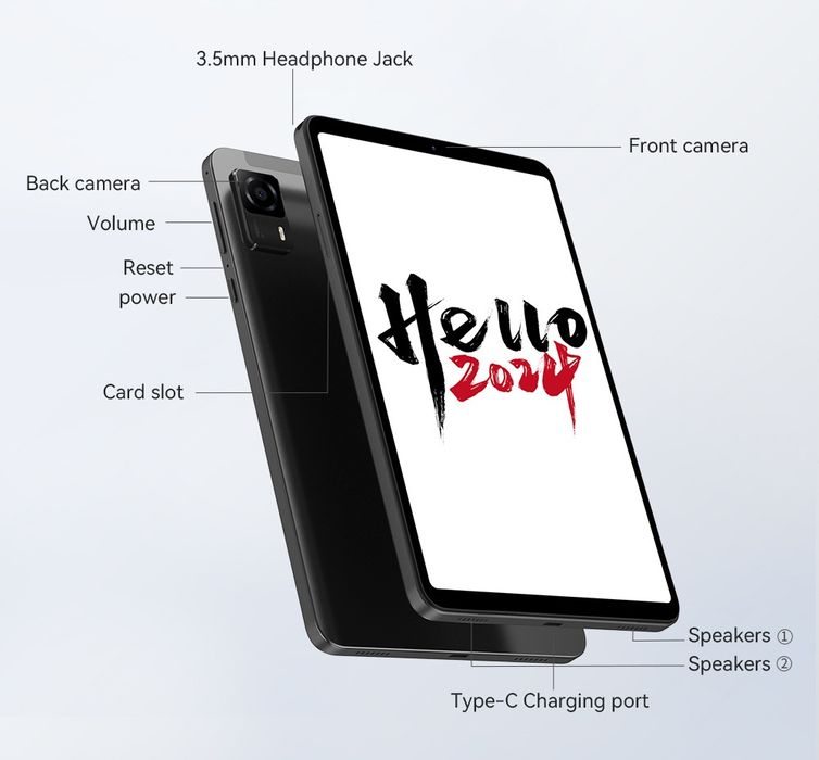 Планшет 8 дюймів Headwolf FPad5 Helio G99, FHD 8/128