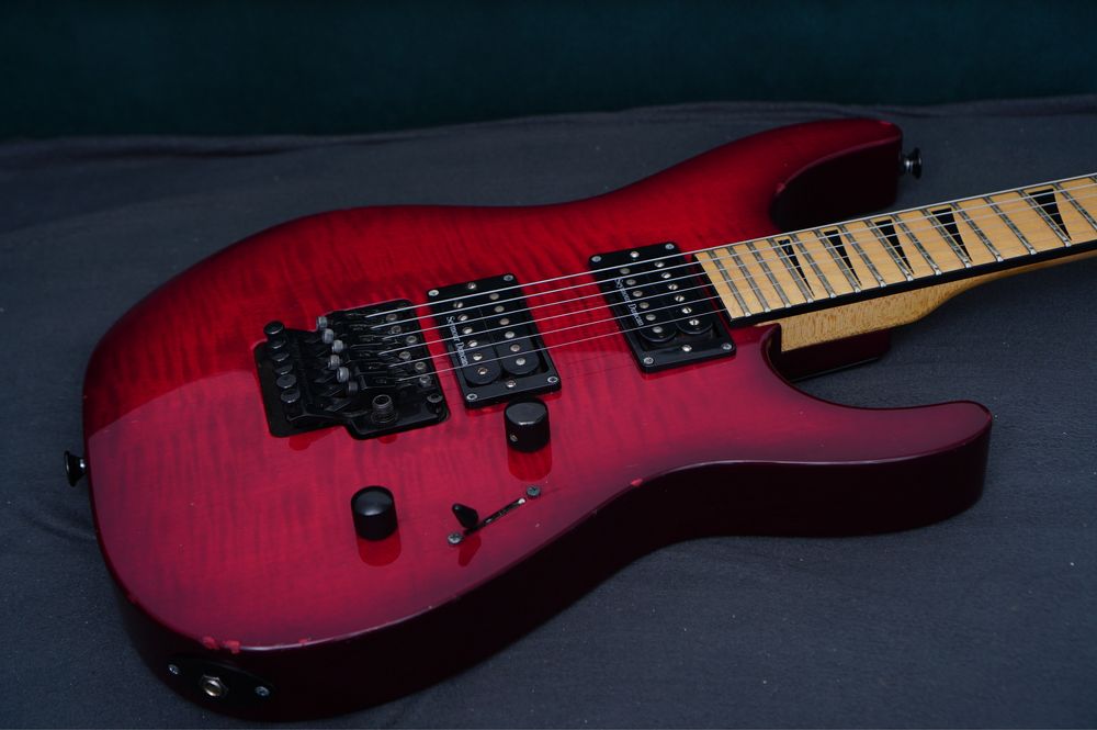 Jackson DK2M trans red Japan gitara