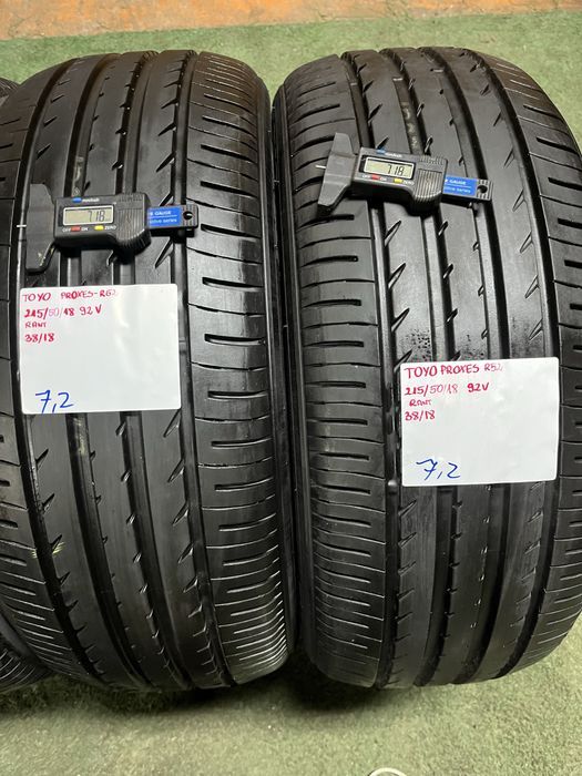 4x 215/50R18 92V TOYO PROXES-R52 opona letnia DEMO 7,2mm