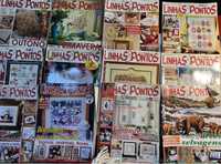 12 antigas revistas Linhas & Pontos