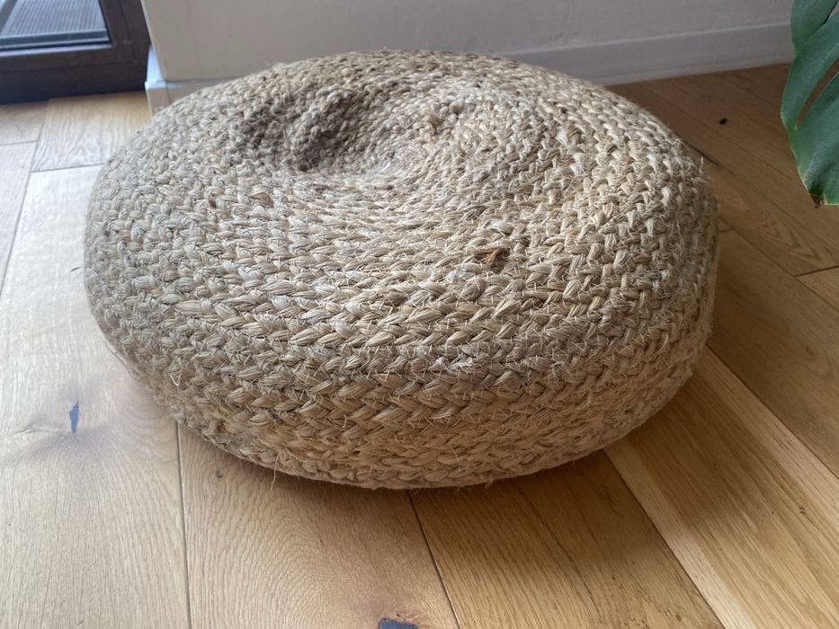 Puf jutowy oddam stan bardzo dobry