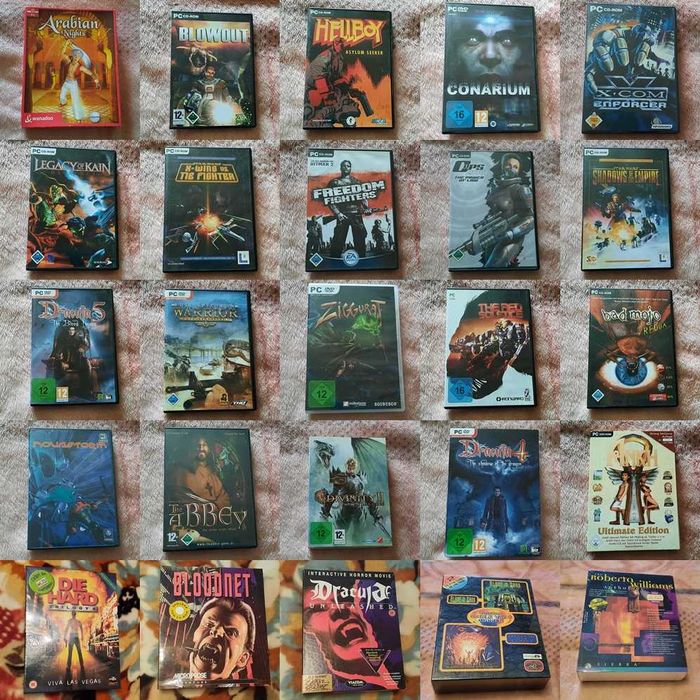 Jogos PC BIG BOX & SMALL BOX - Novos Selados & Como Novos