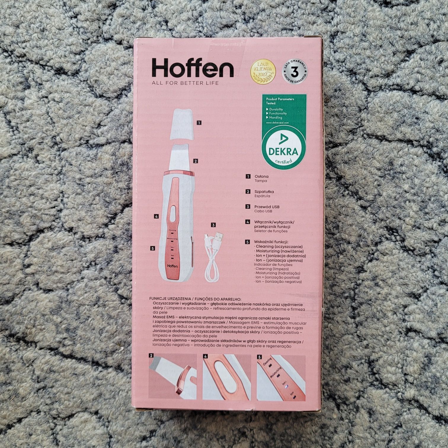 Urządzenie do peelingu kawitacyjnego Hoffen