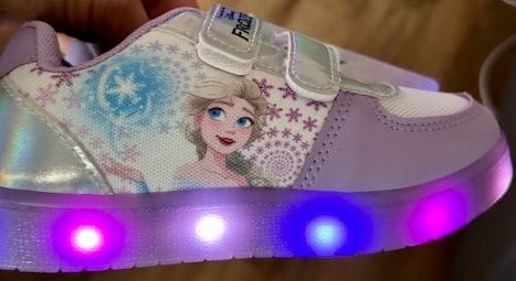 Buty Elza, Elsa, Kraina Lodu, Frozen, diody, świecące, MIGAJĄCE r.29