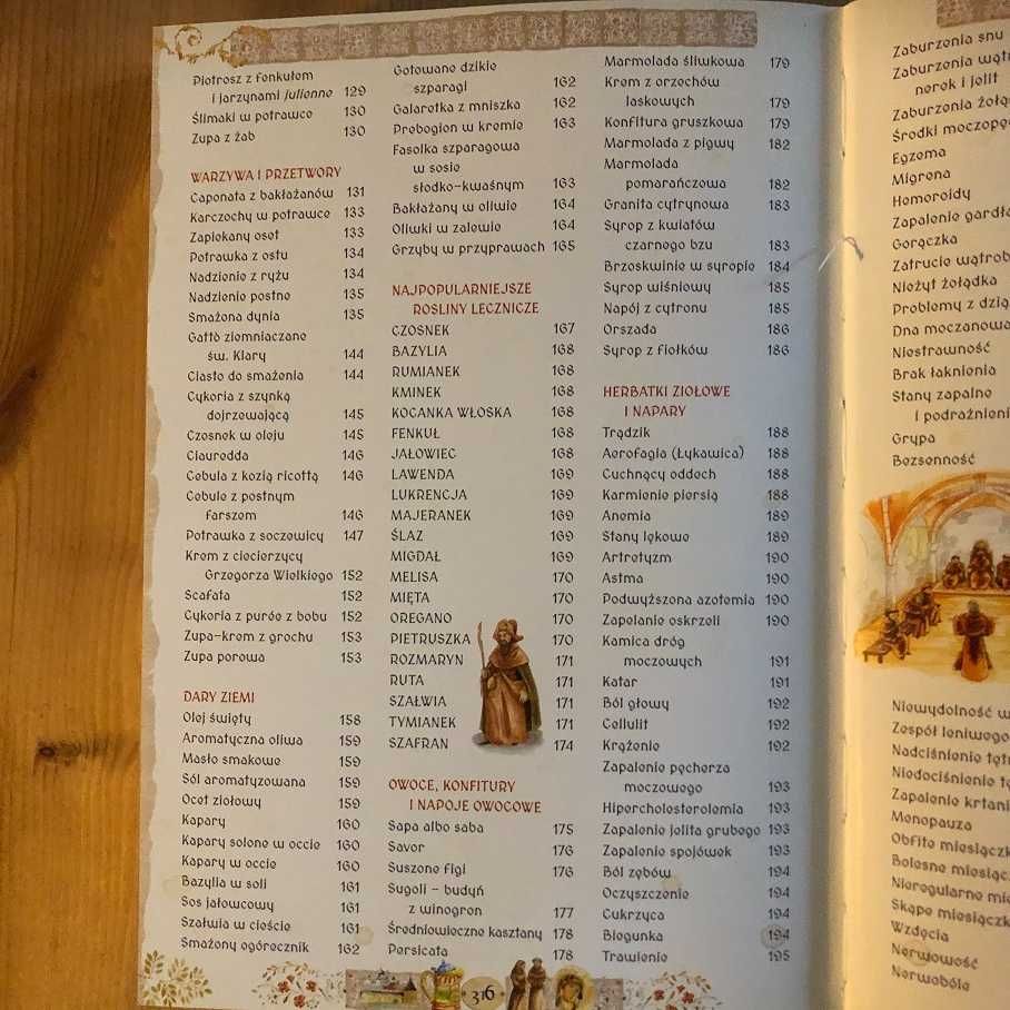 Chleba naszego powszedniego, klasztorne recepty, (potrawy, nalewki)