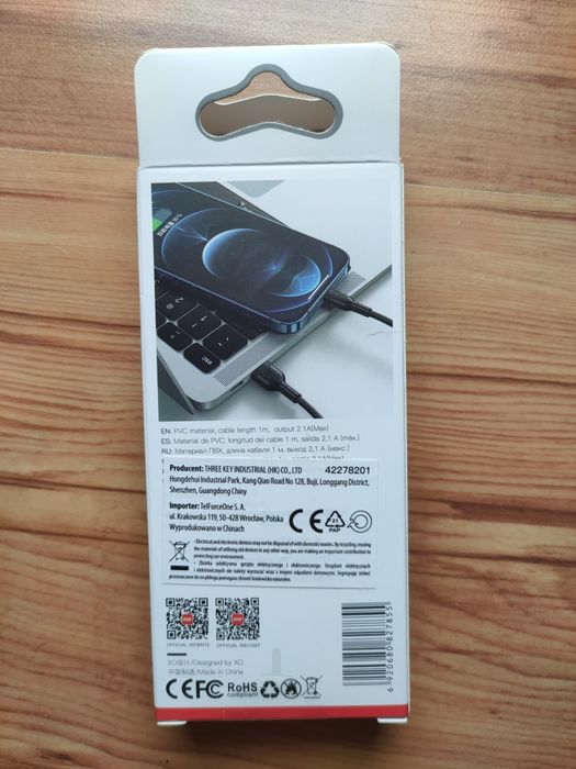 Kabel USB-c do szybkiego ładowania i transmisji danych