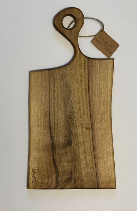 Deska do krojenia i serwowania lite drewno orzech