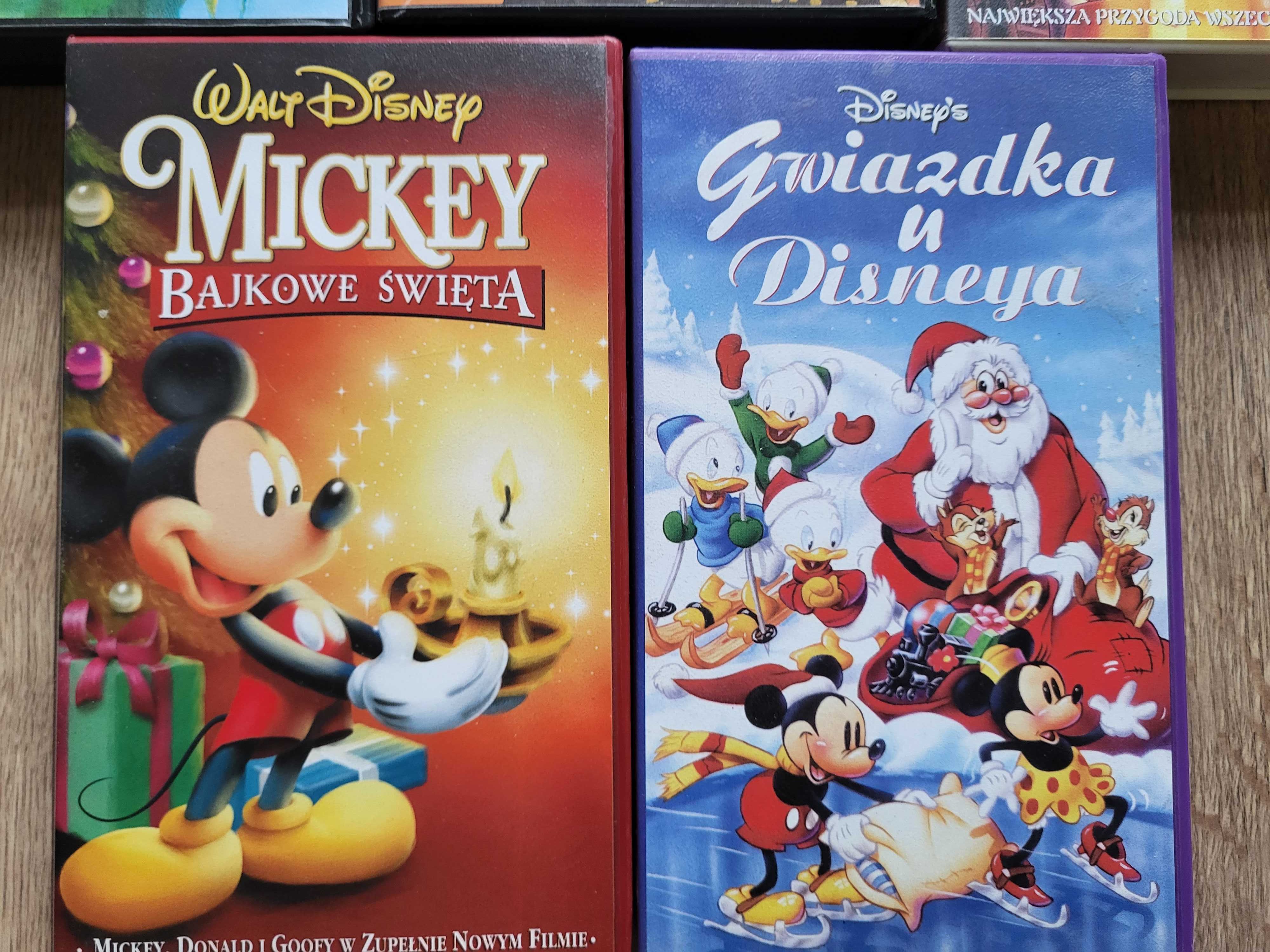 Bajki DISNEY i filmy Kochaj albo rzuć Tarzan Krecik na kasetach VHS
