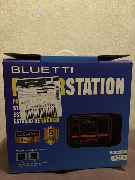 НОВА! Bluetti AC2P (230 Вт/год, 300 Вт).