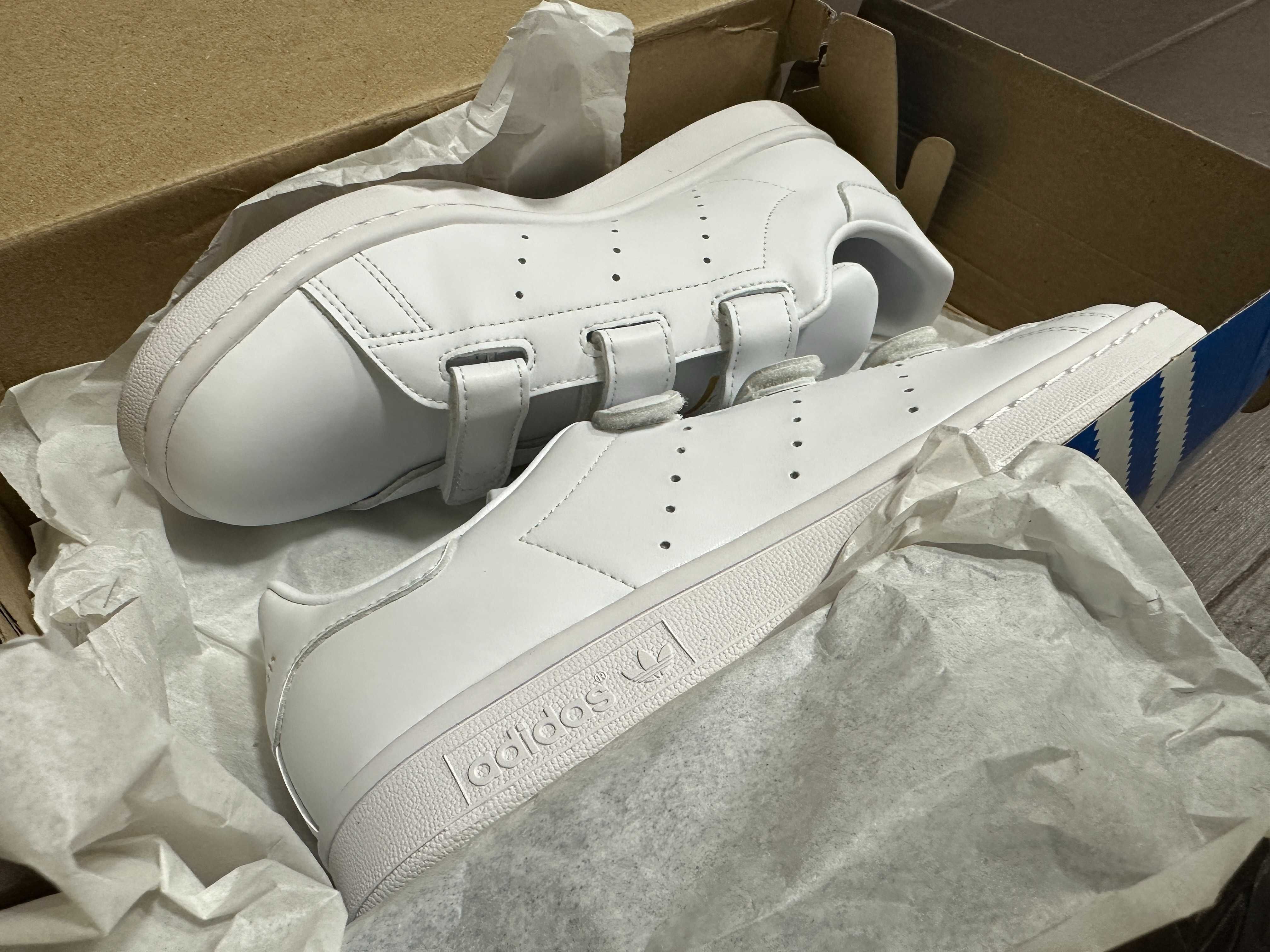 Кросівки на ліпучках adidas Stan Smith CF кроссовки FX5508