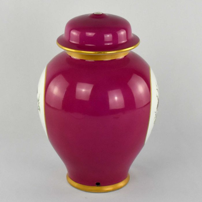 Candeeiro em porcelana Artibus, em forma de pote