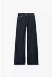 Темно сині джинси Zara wide leg