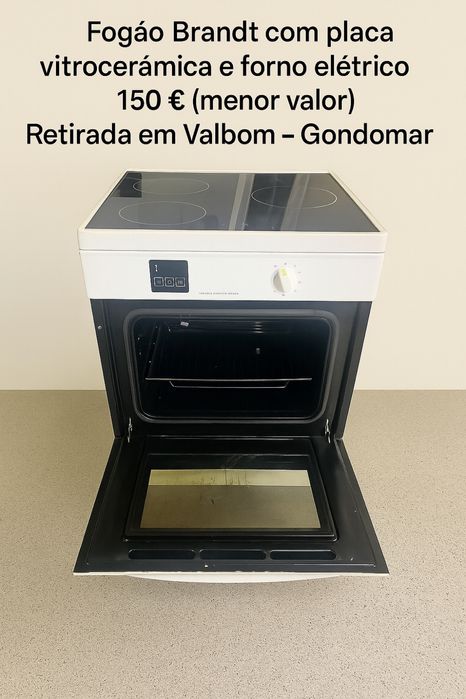 Fogão Brandt Placa Vitroceramica
