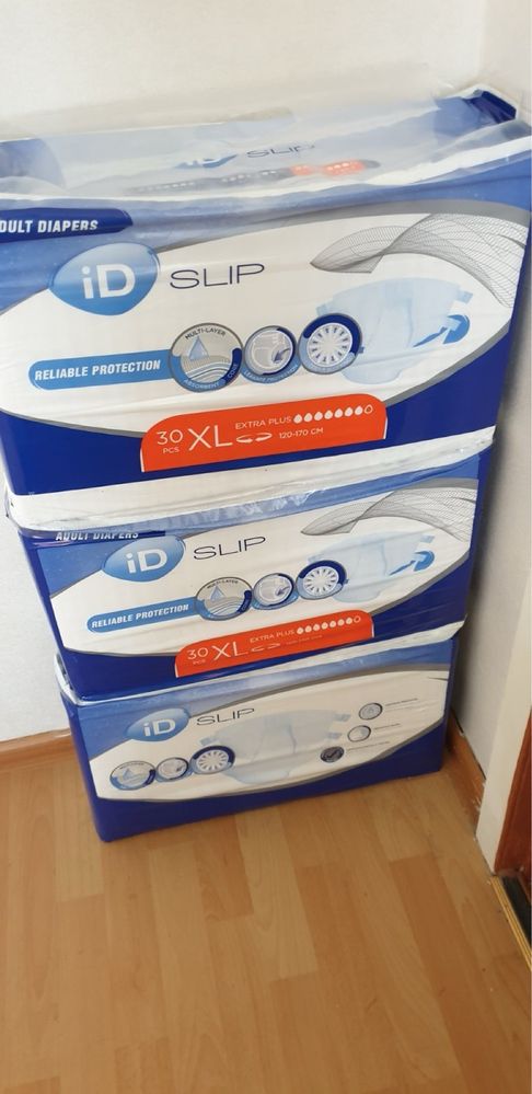 Підгузки  ID Expert SLIP Extra Plus  120-170 см  30 штук в упаковці