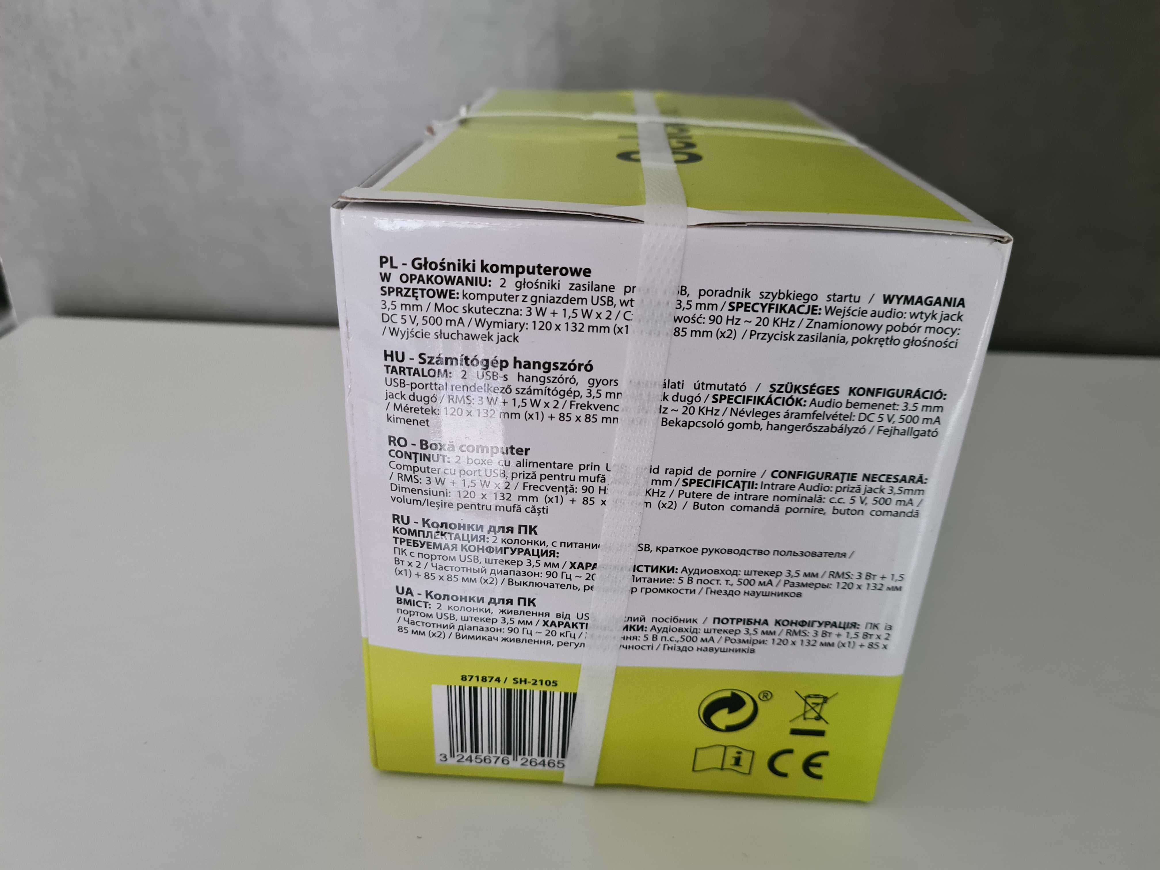 Głośniki Selecline Zestaw  Subwoofer + 2 głośniki 3W