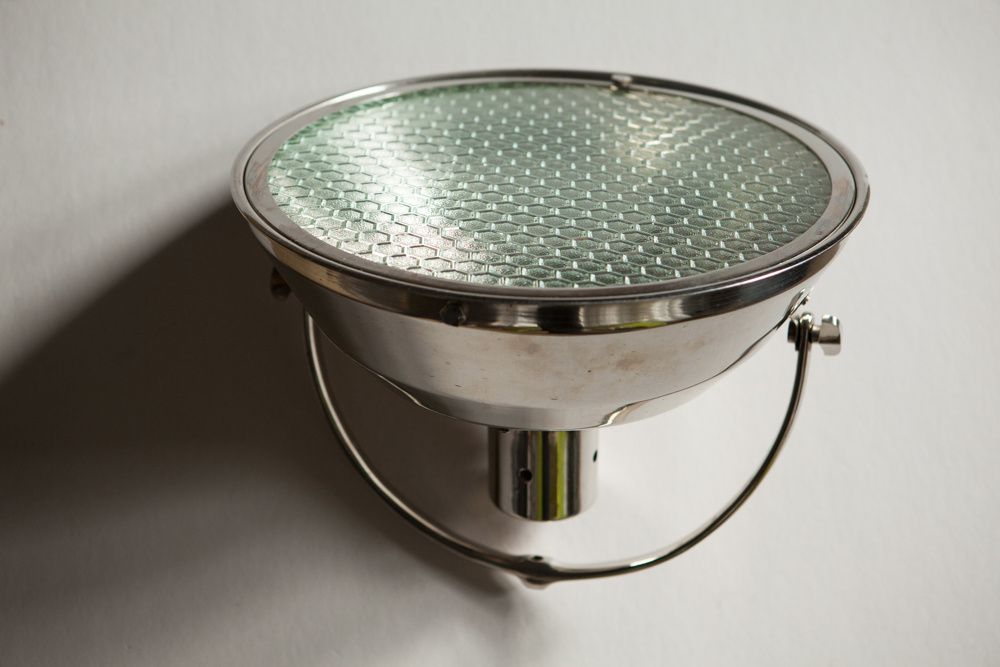 lampa Industrial Loft Vintage Design Retro PRL chrom prezent