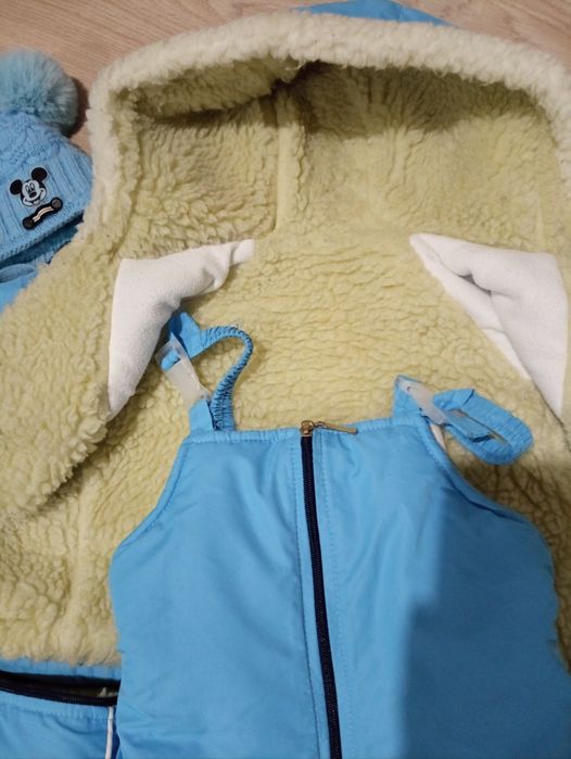 Зимовий дитячий комбінезон-трансформер