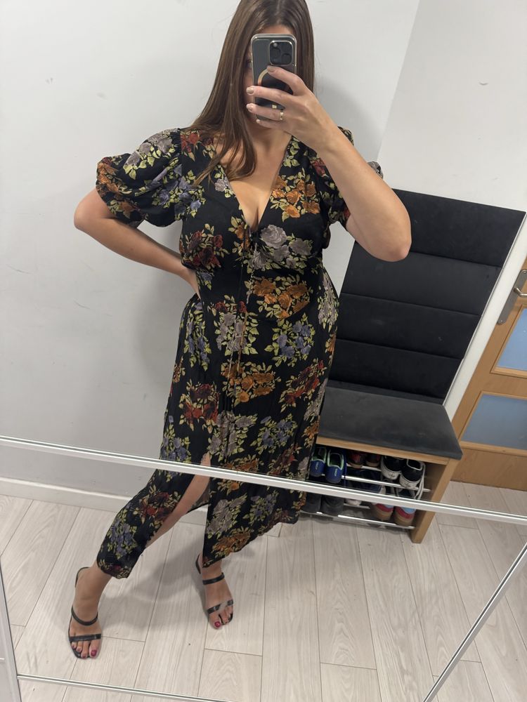 Sukienka nowa bez metki Asos Design Curve 48 wiskoza