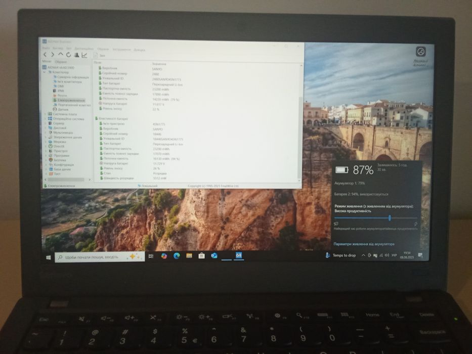 Lenovo Thinkpad x260 i5-6gen ddr4 8gb  ssd 240 gb 12.5 FHD