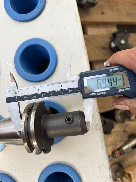 Oprawka narzędziowa SK40 z trzpieniem Ø8 mm – długość 80mm