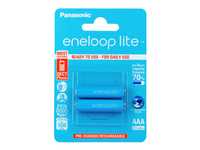 2 szt. Akumulator Panasonic Eneloop Lite R03, 550 mAh, blister. (1LM)