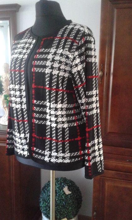 XXL 44/46 Narzutka Żakiet marynarka damska Duży rozmiar