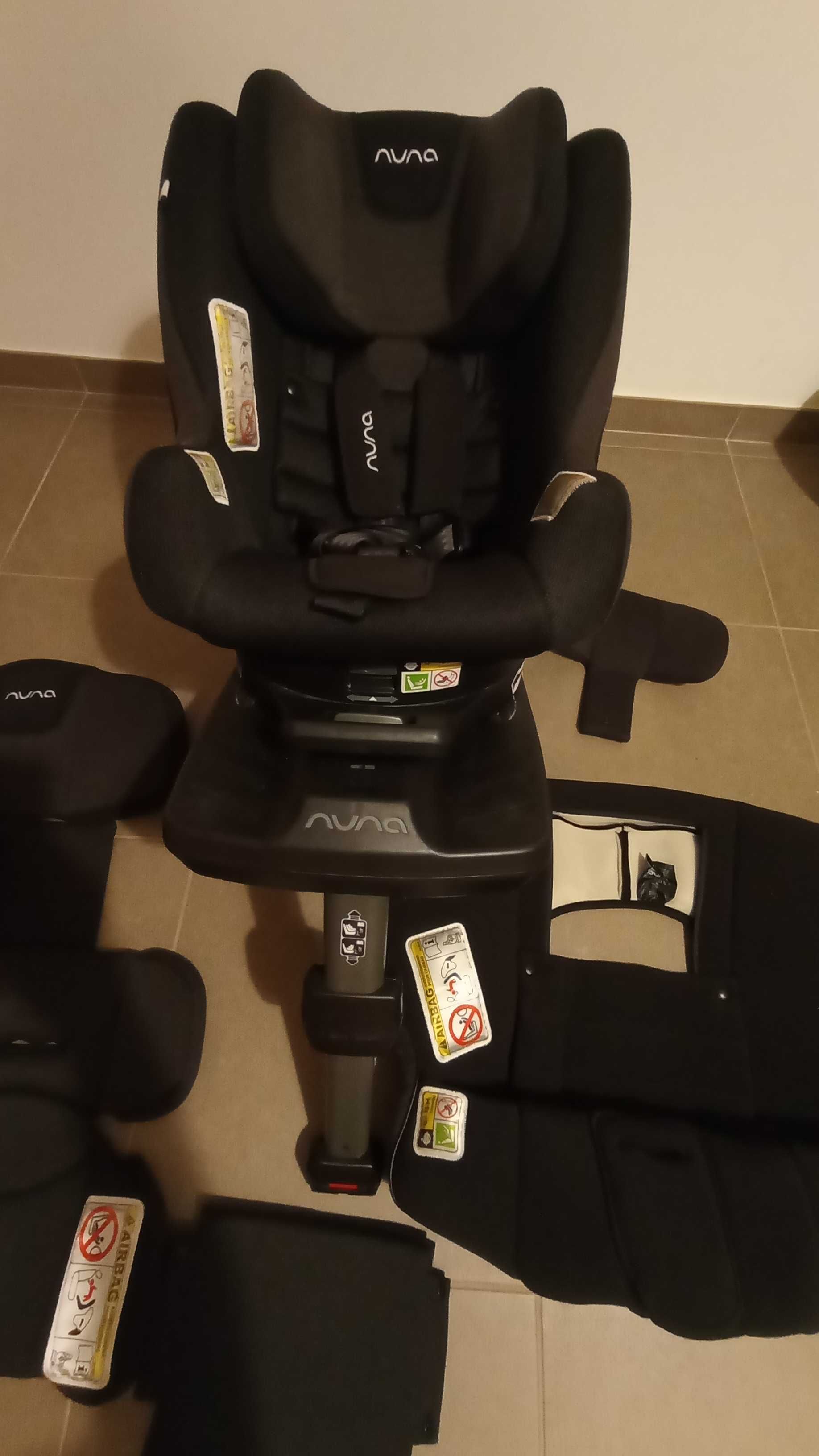 Cadeira auto NUNA - Rebl Plus , ISOFIX , Rotação 360 , contra marcha.