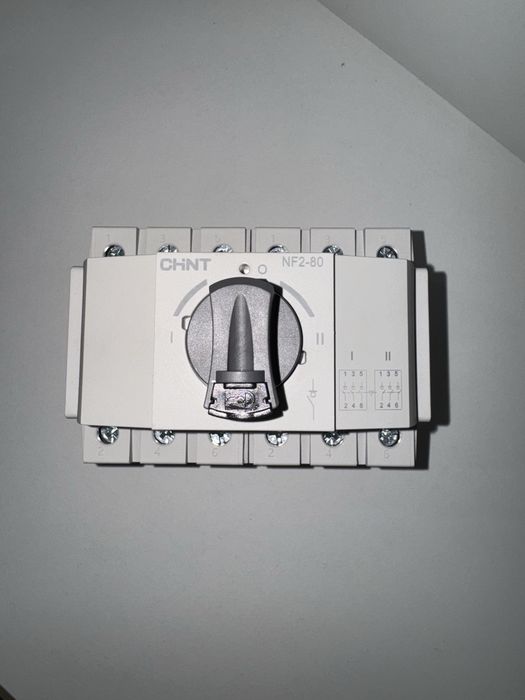 Перемикач навантаження 3Р 80А 1-0-2, NF2-80/HHRIM32, Chint