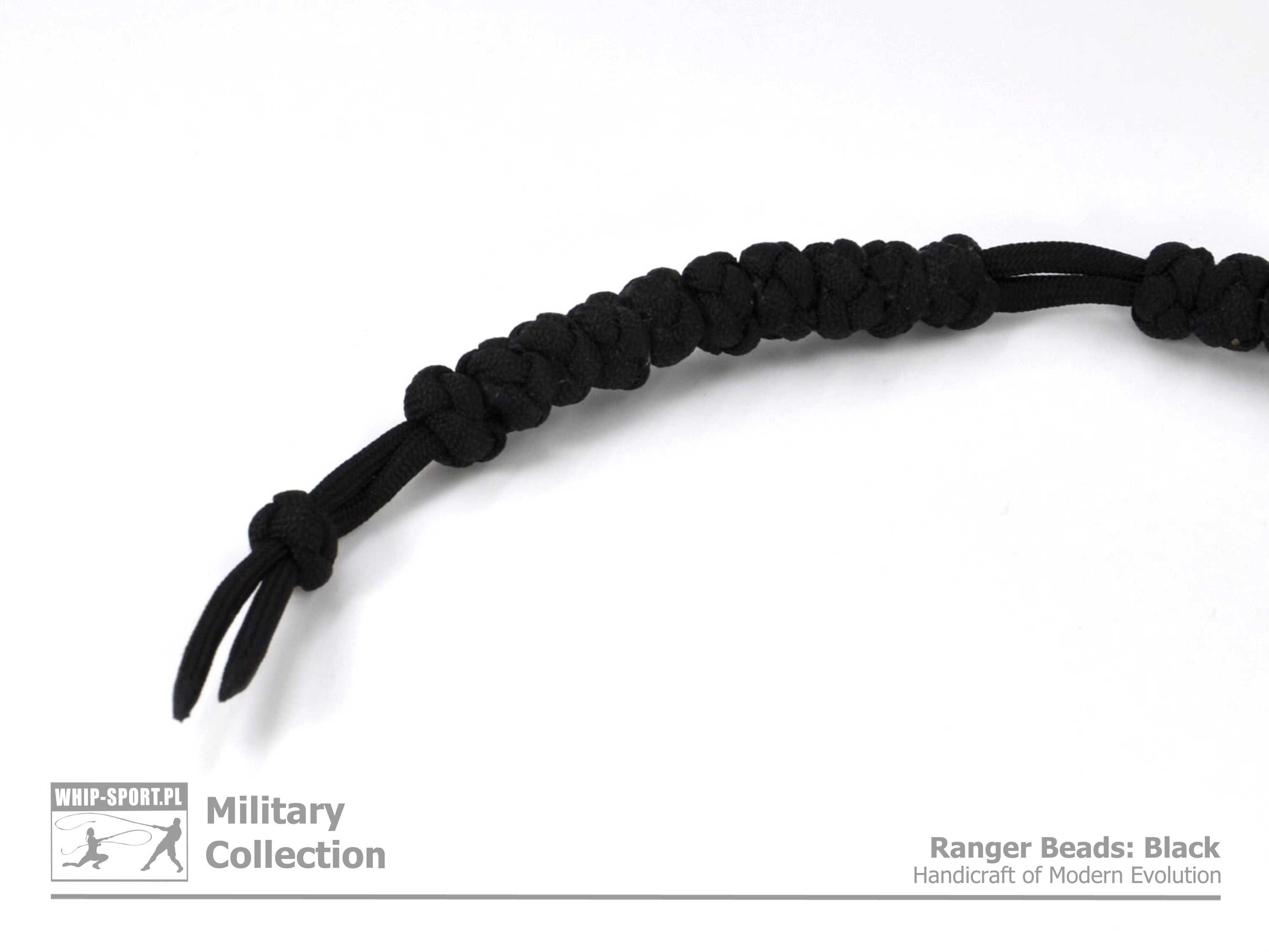 Różaniec Rangera / Krokomierz / Ranger Beads - Czarny