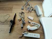 Nintendo Wii z akcesoriami jak na zdjęciach