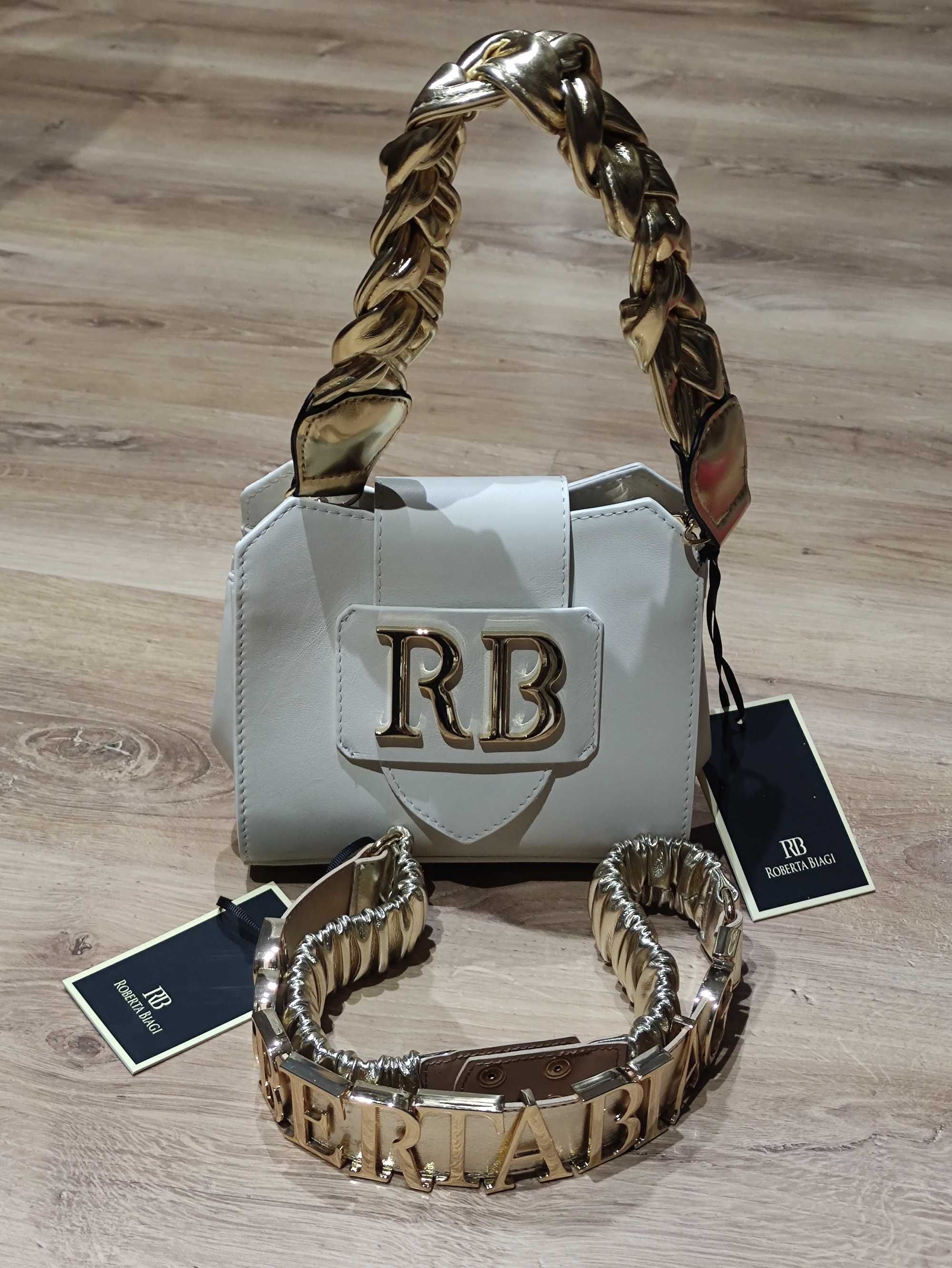 Torebka skórzana Roberta Biagi