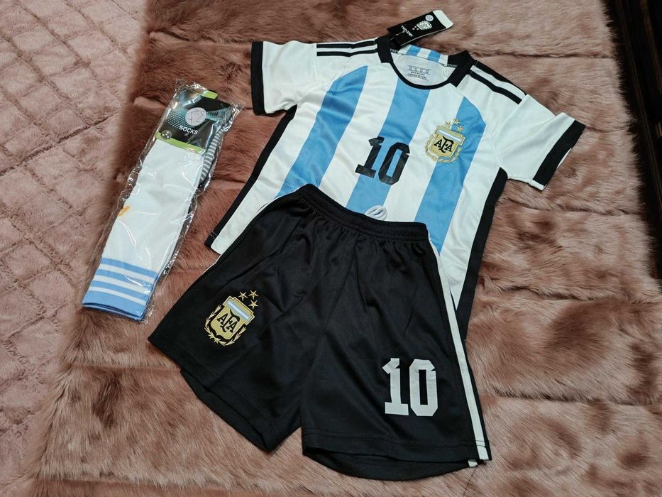 Equipamento Camisola MESSI Argentina | CRIANÇA | NOVO