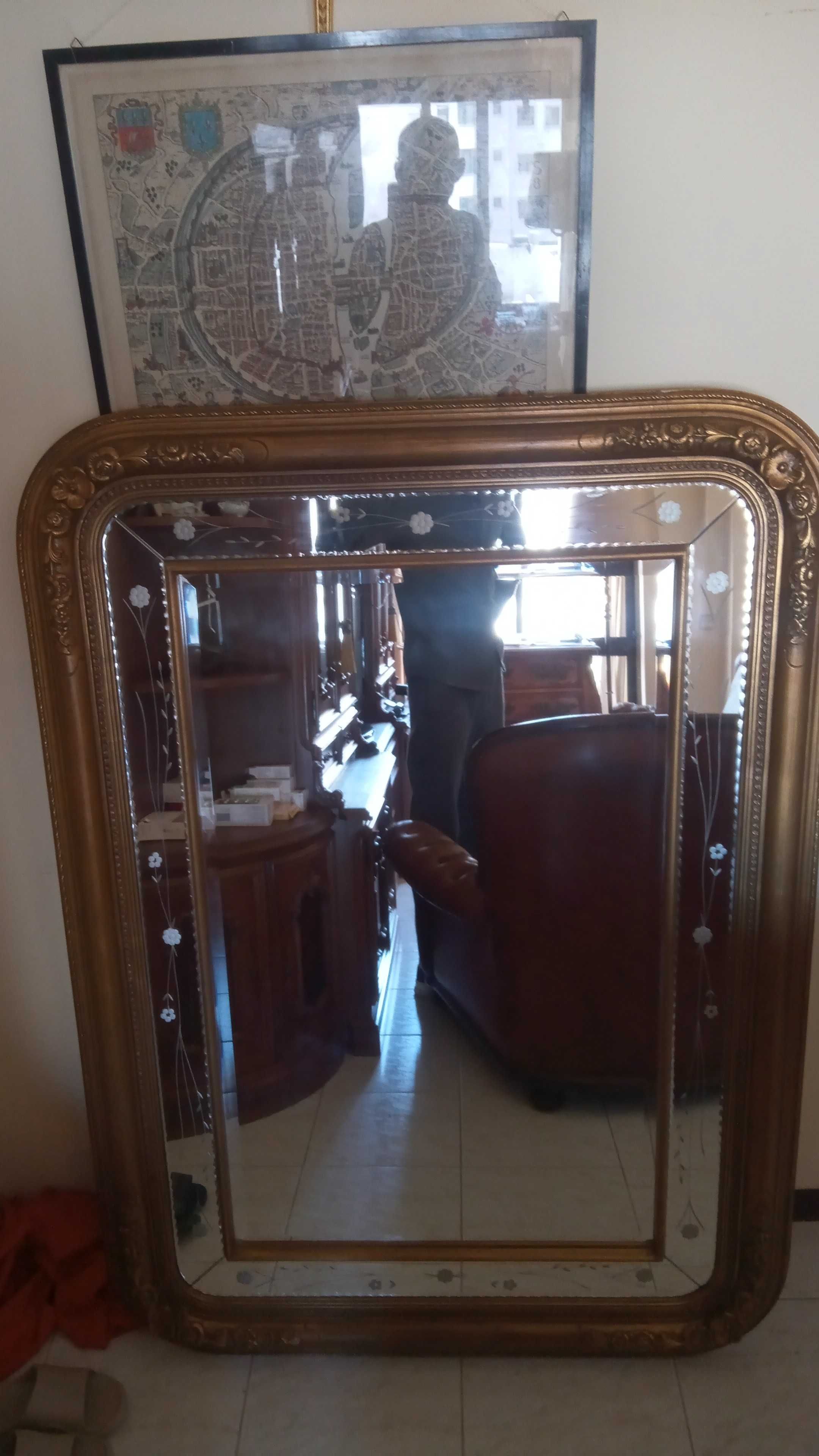 Espelho Bisotê Douraro