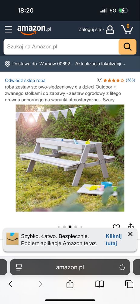 Laweczka dla dzieci
