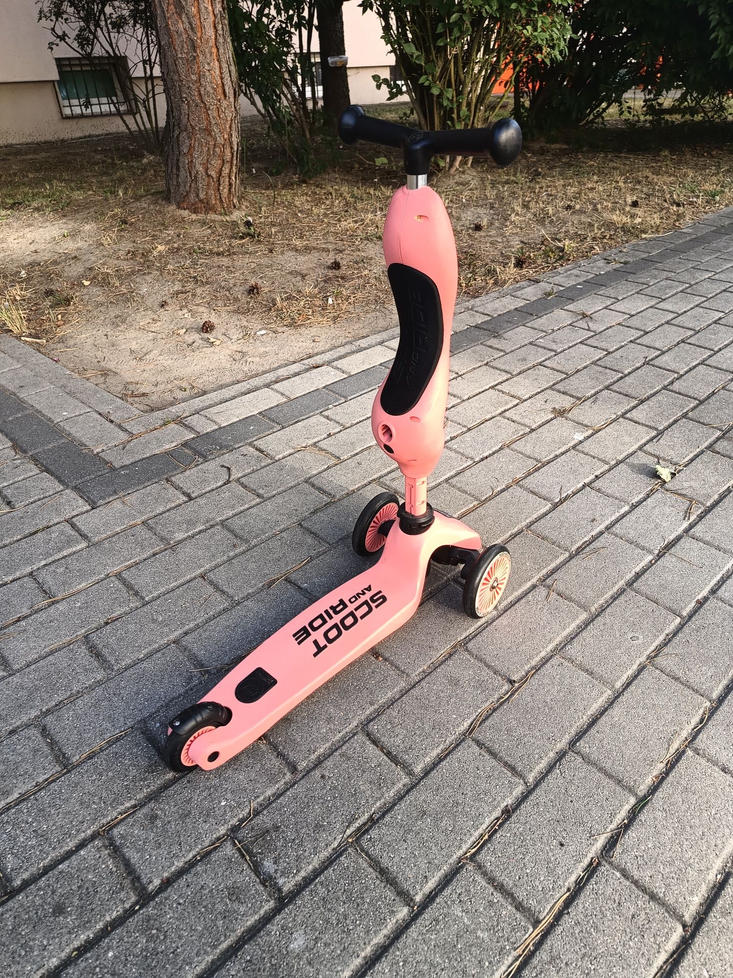 Hulajnoga scoot and ride różowa