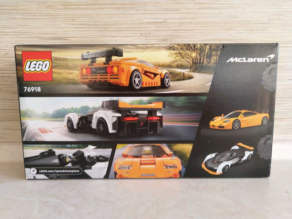 NOWE Klocki 76918 LEGO Speed Champions McLaren Solus GT i McLaren F1