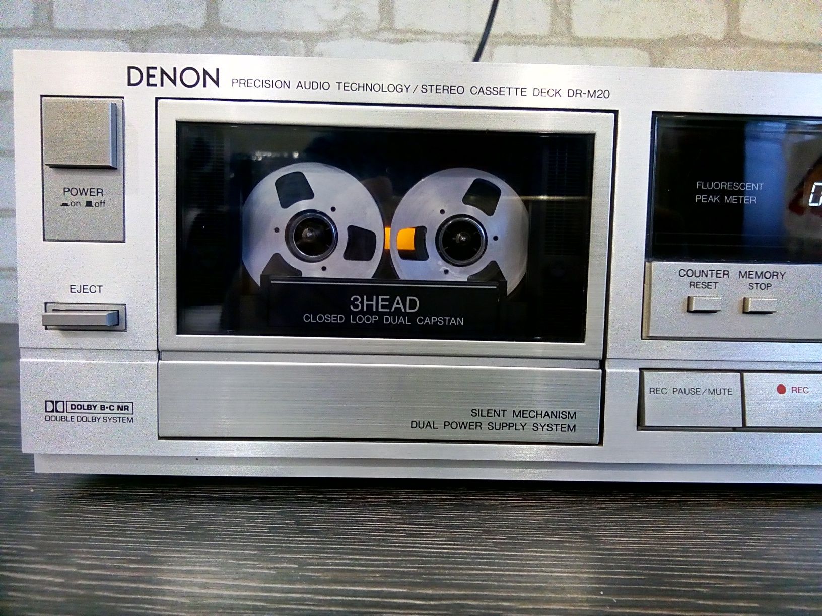 Denon DR-M20 Stereo Cassette Deck 1986