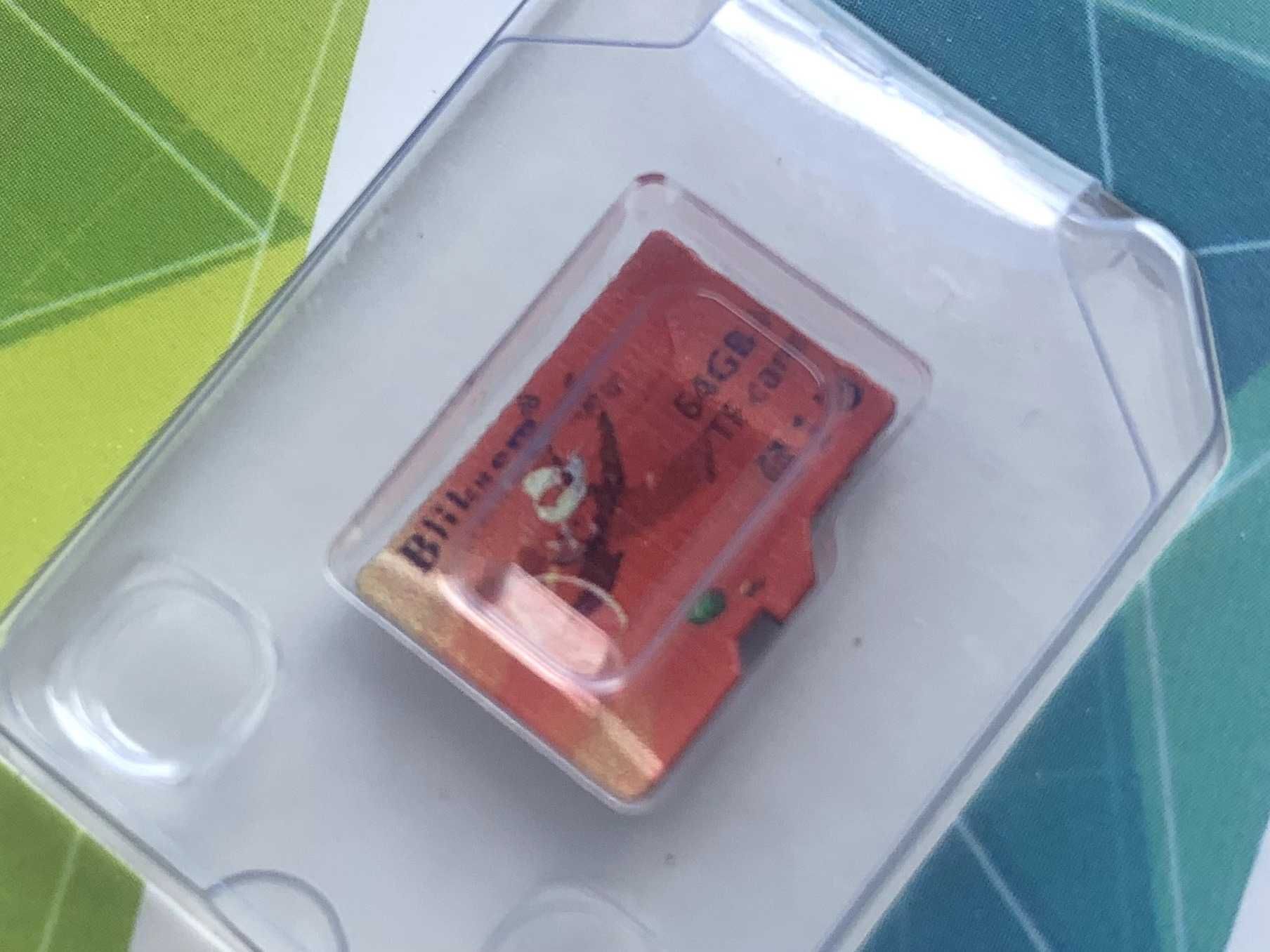 Карта памяті MicroSD на 64GB Нова Запакована Bliksem