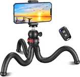 Obrotowy 360° Elastyczny Mini Statyw do kamery z pilotem Bluetooth,