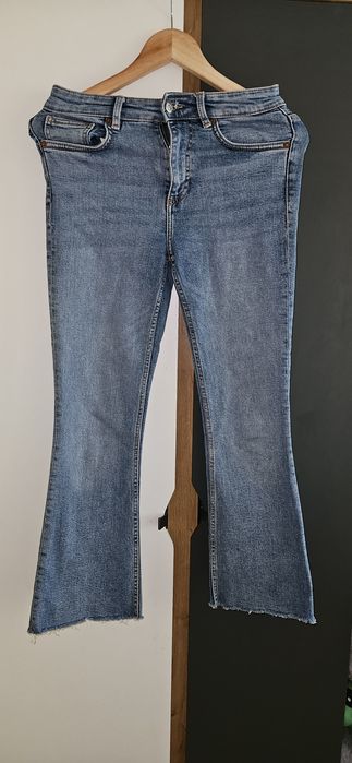 Jeansy Zara/dzwony 7/8
