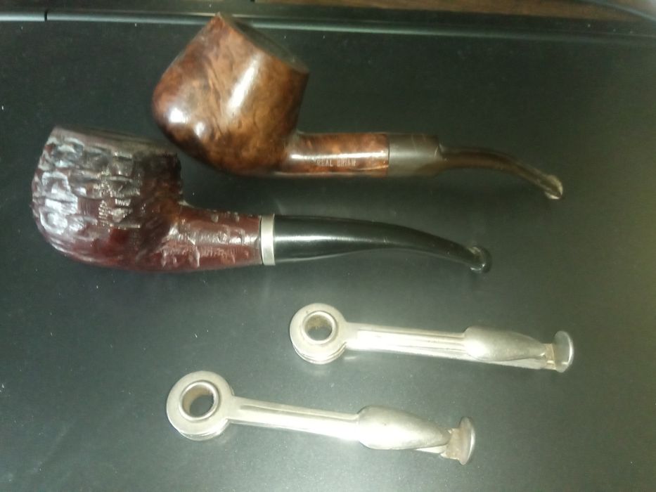 Dwie fajki do palenia tytoniu Real Briar