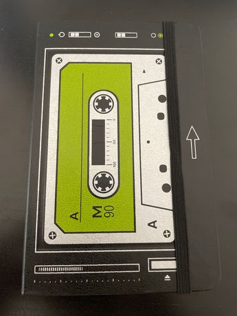 Moleskine áudio cassete edição limitada liso bolso
