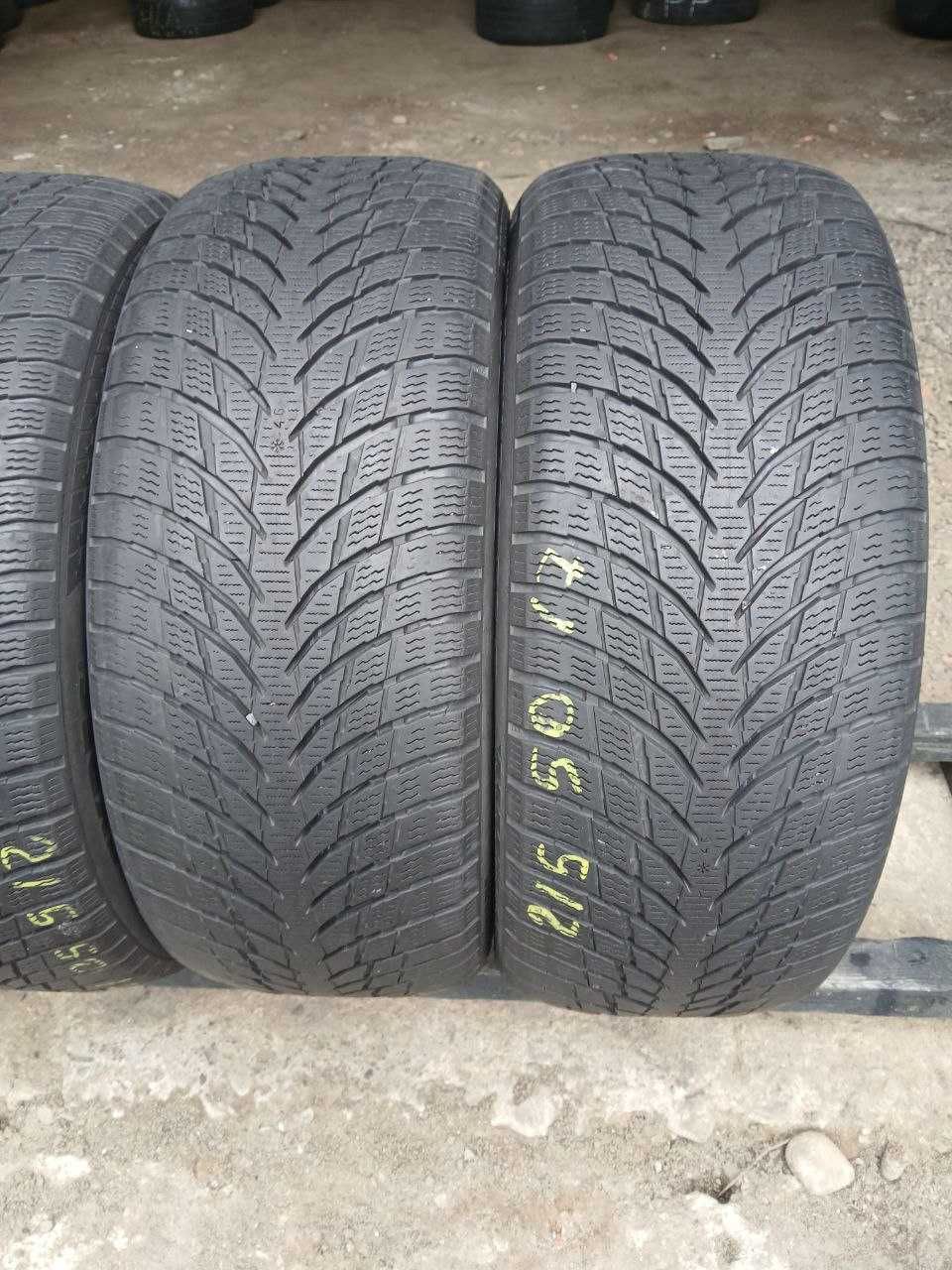 Шини Nokian 215/50R17. 4шт. Зимові.2021р.(0466).