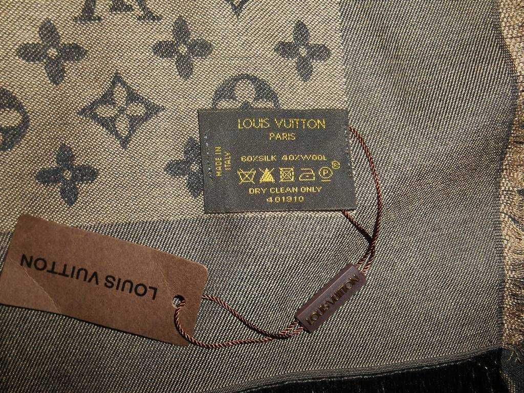 Louis Vuitton Chusta Szalik, Szal apaszka damski kasmirowa 03579