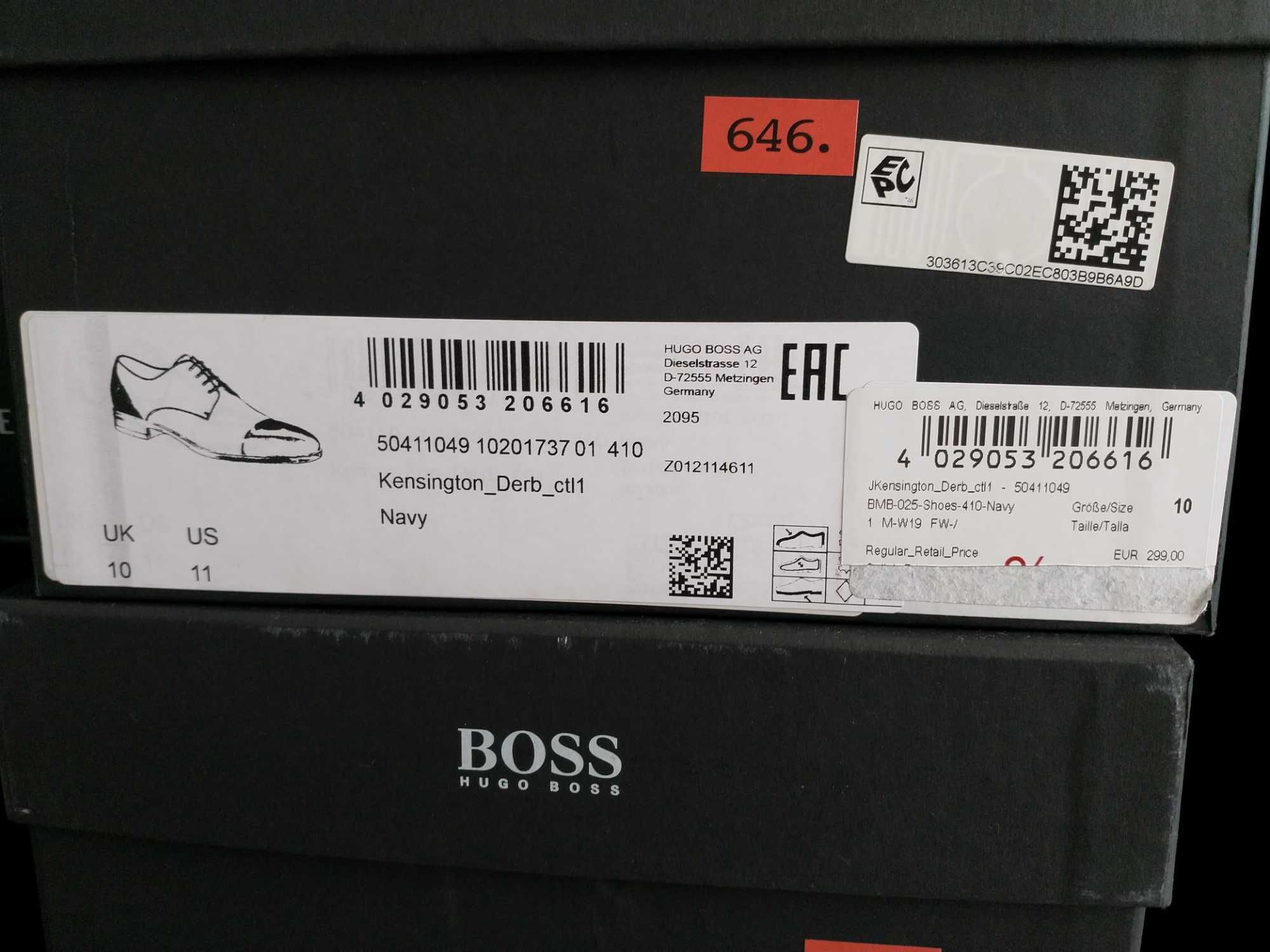 HUGO BOSS buty męskie rozmiar 43/43.5