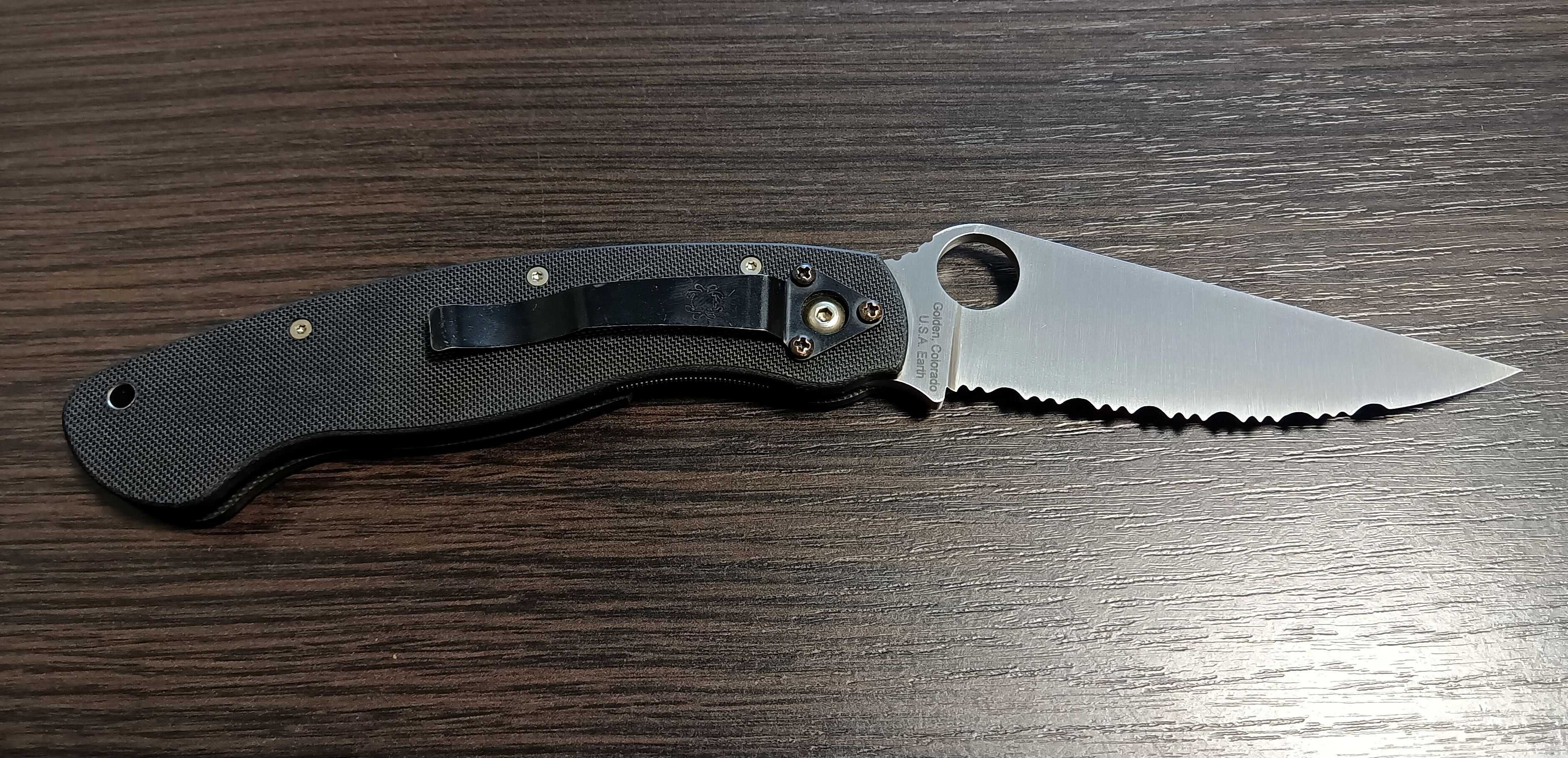 Spyderco Military (повний серейтор, 2004 рік)