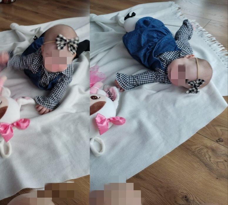 Sukieneczka niemowlę 3-6 ms